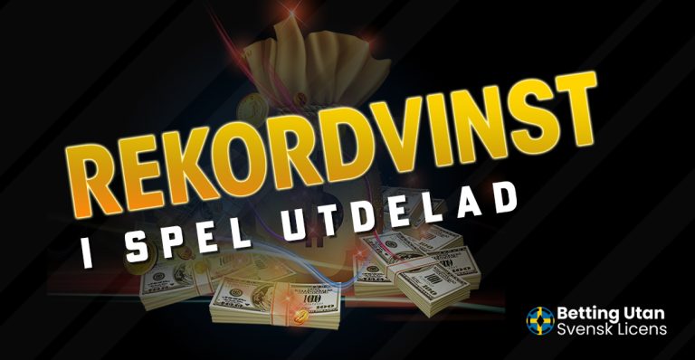 Rekordvinst i spel utdelad